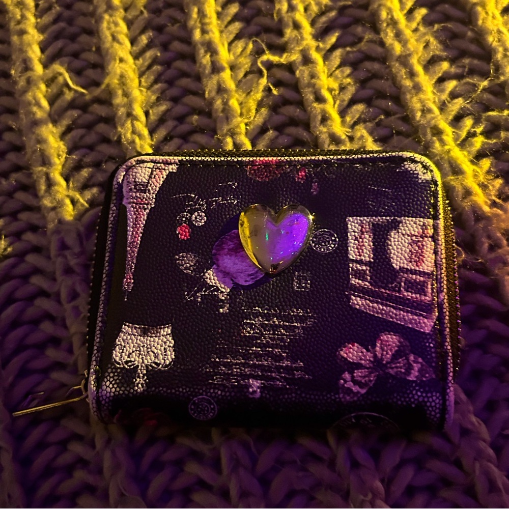 WALLET paris inspired wallet with card, money, change holder